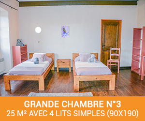 chambre 3 gite Ardeche