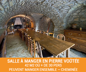 salle à manger gite Ardèche