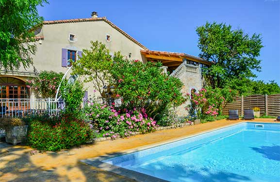 location gite avec piscine Ardèche