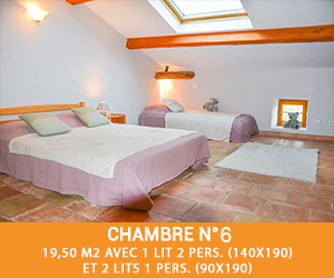 chambre 8 gite Ardèche